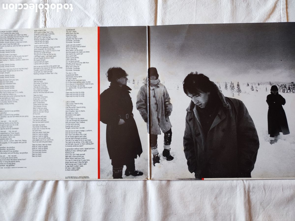 Discos de vinilo: U2 - WAR (ORIGINAL 1983) - Foto 4