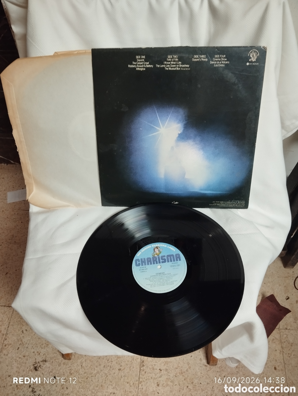 Discos de vinilo: G&Eacute;NESIS SECONDS. OUT - Foto 3