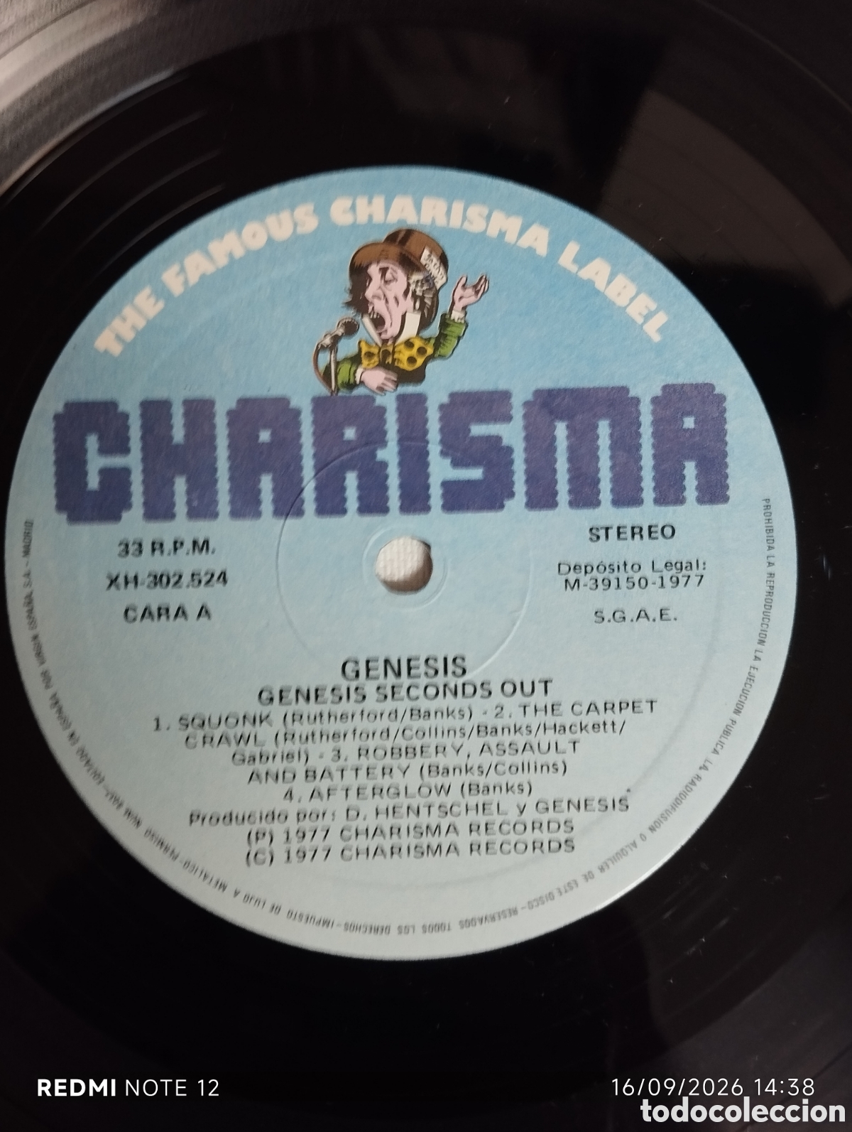 Discos de vinilo: G&Eacute;NESIS SECONDS. OUT - Foto 4