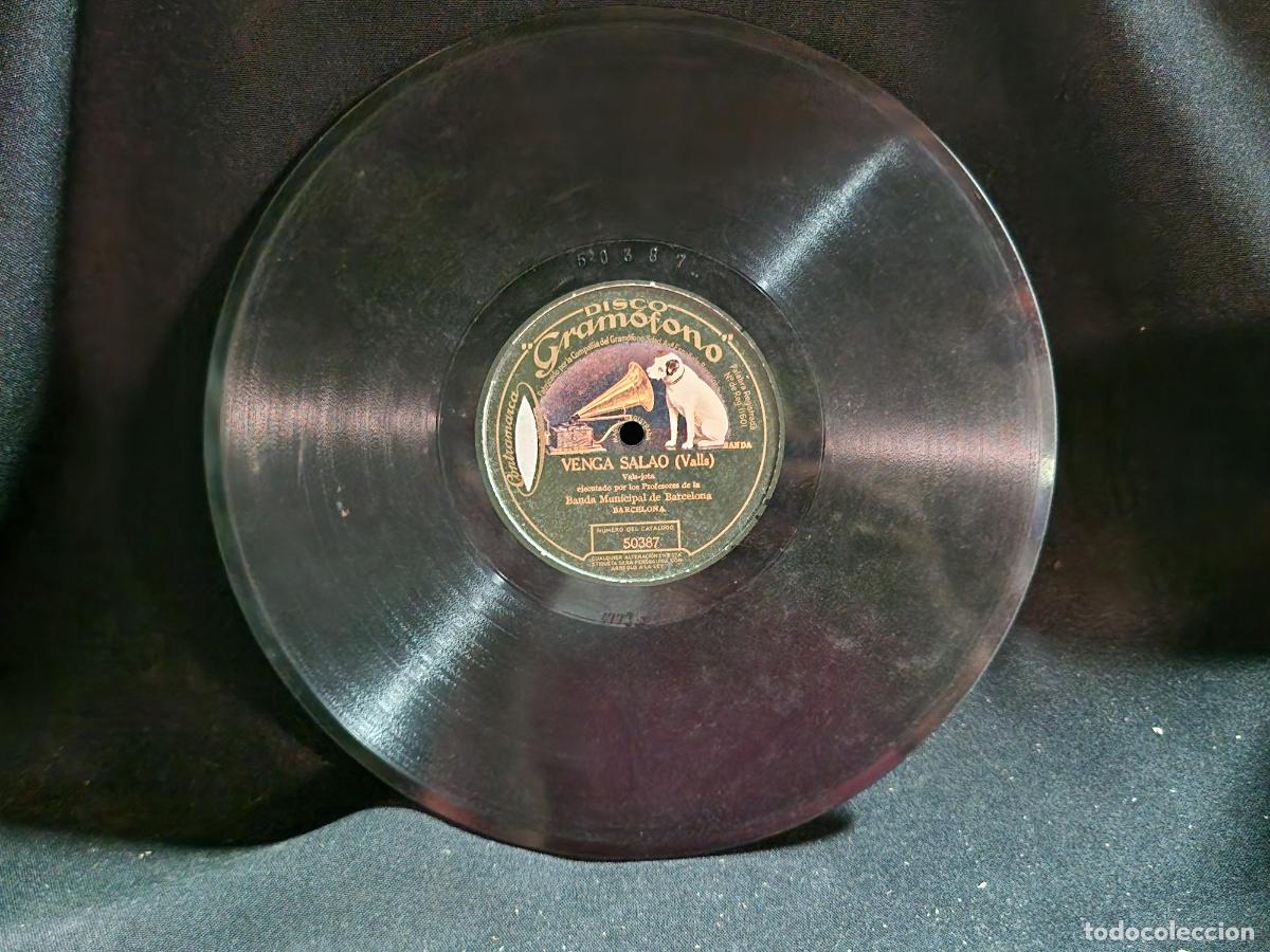 Discos de vinilo: SINGLE. VENGA SALAO. VALS. BANDA MUNICIPAL DE BARCELONA.