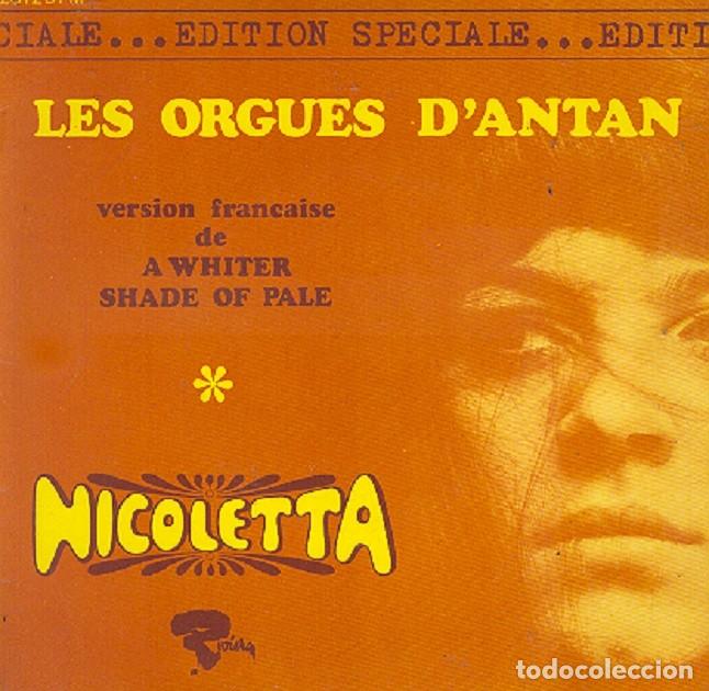 Discos de vinilo: Nicoletta &ndash; Les orgues d&rsquo;Antan (Con su blanca palidez); Aria &ndash; RIVIERA 231291 (Ed. Francesa) &ndash; 1968