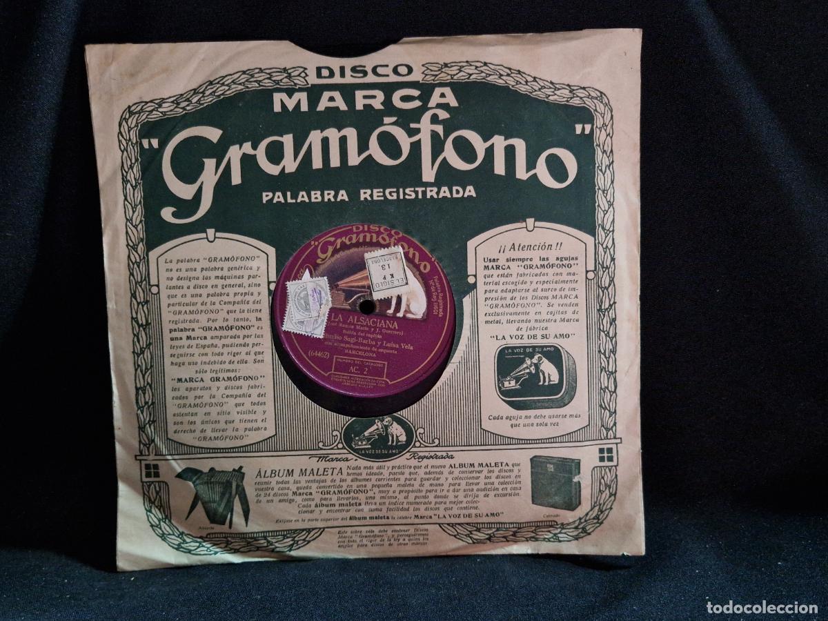 Discos de vinilo: SINGLE. LA ALSACIANA. JOSE RAMOS MARON Y J.GUERRERO