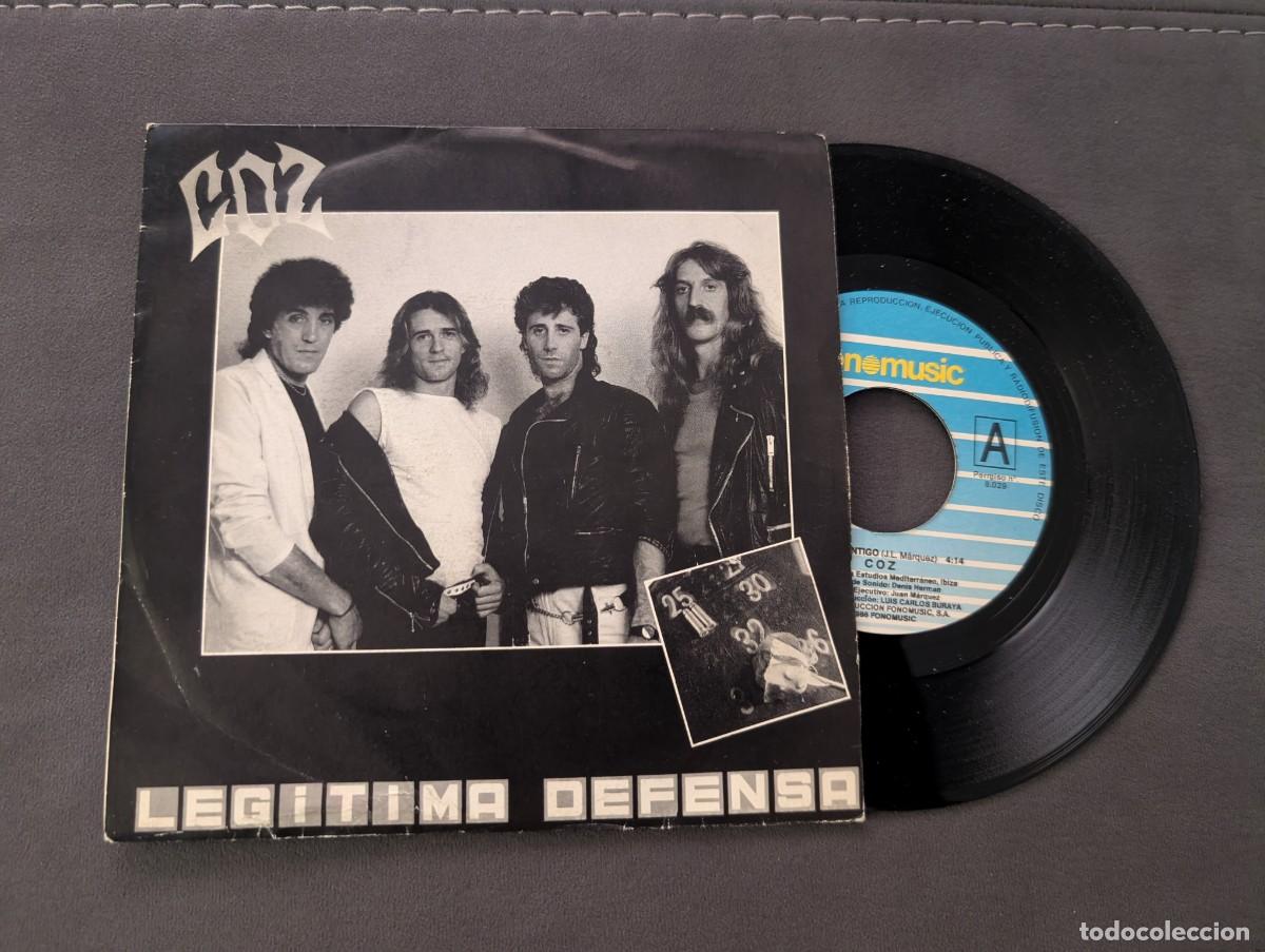 Discos de vinilo: COZ - LEGITIMA DEFENSA .. SINGLE DE FONOMUSIC DE 1986 - BUEN ESTADO