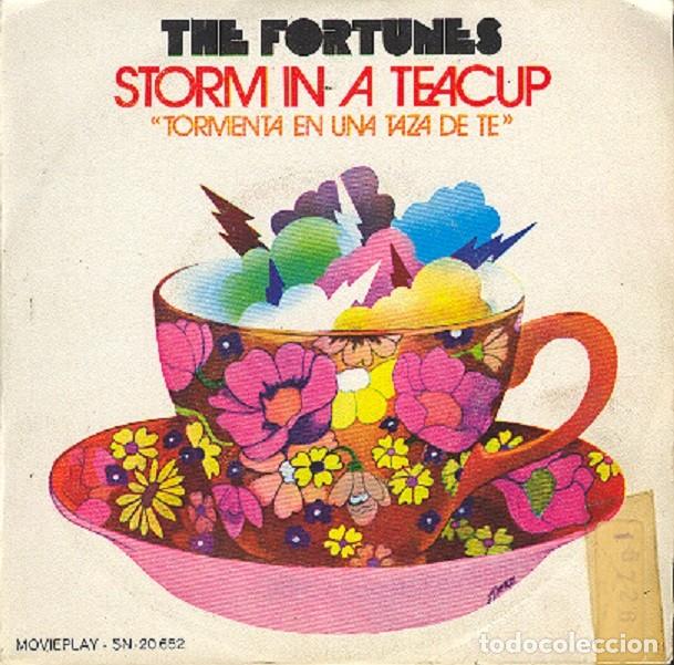 Discos de vinilo: The Fortunes &ndash; Storm in a tea cup; I&rsquo;m not following you &ndash; MOVIEPLAY 20.652 &ndash; 1972