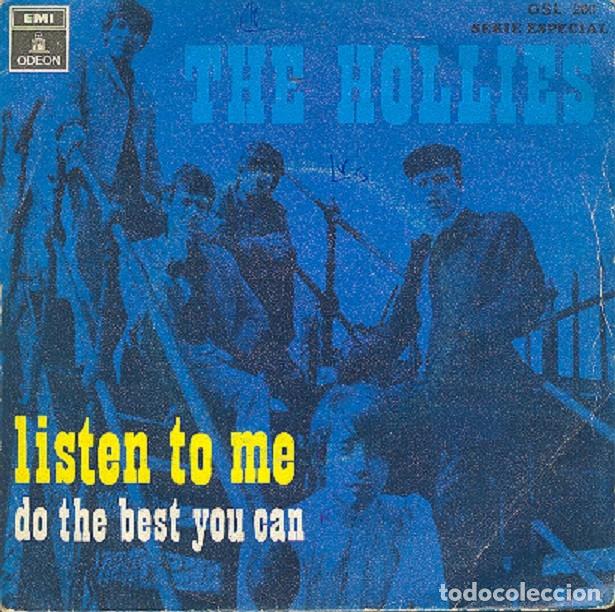 Discos de vinilo: The Hollies &ndash; Listen to me; Do the best you can &ndash; ODEON OSL 200 &ndash; 1968