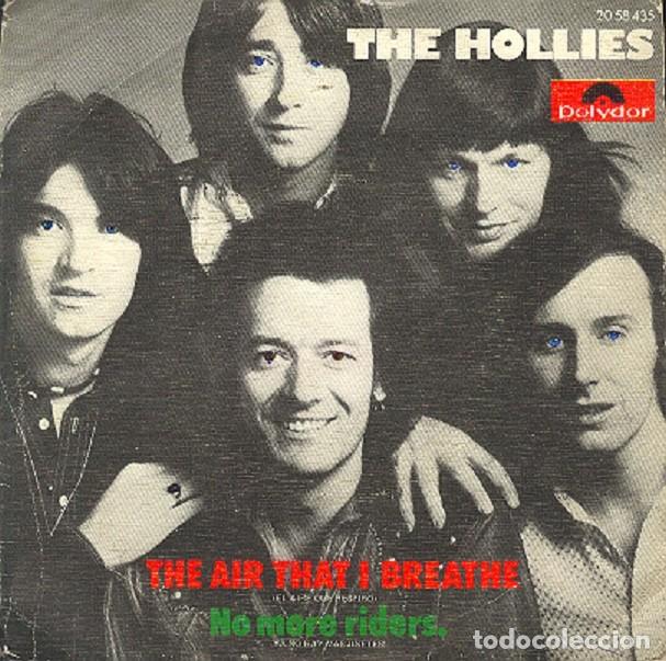 Discos de vinilo: The Hollies &ndash; The air that I breath; No more riders &ndash; POLYDOR 20 58 435 &ndash; 1974