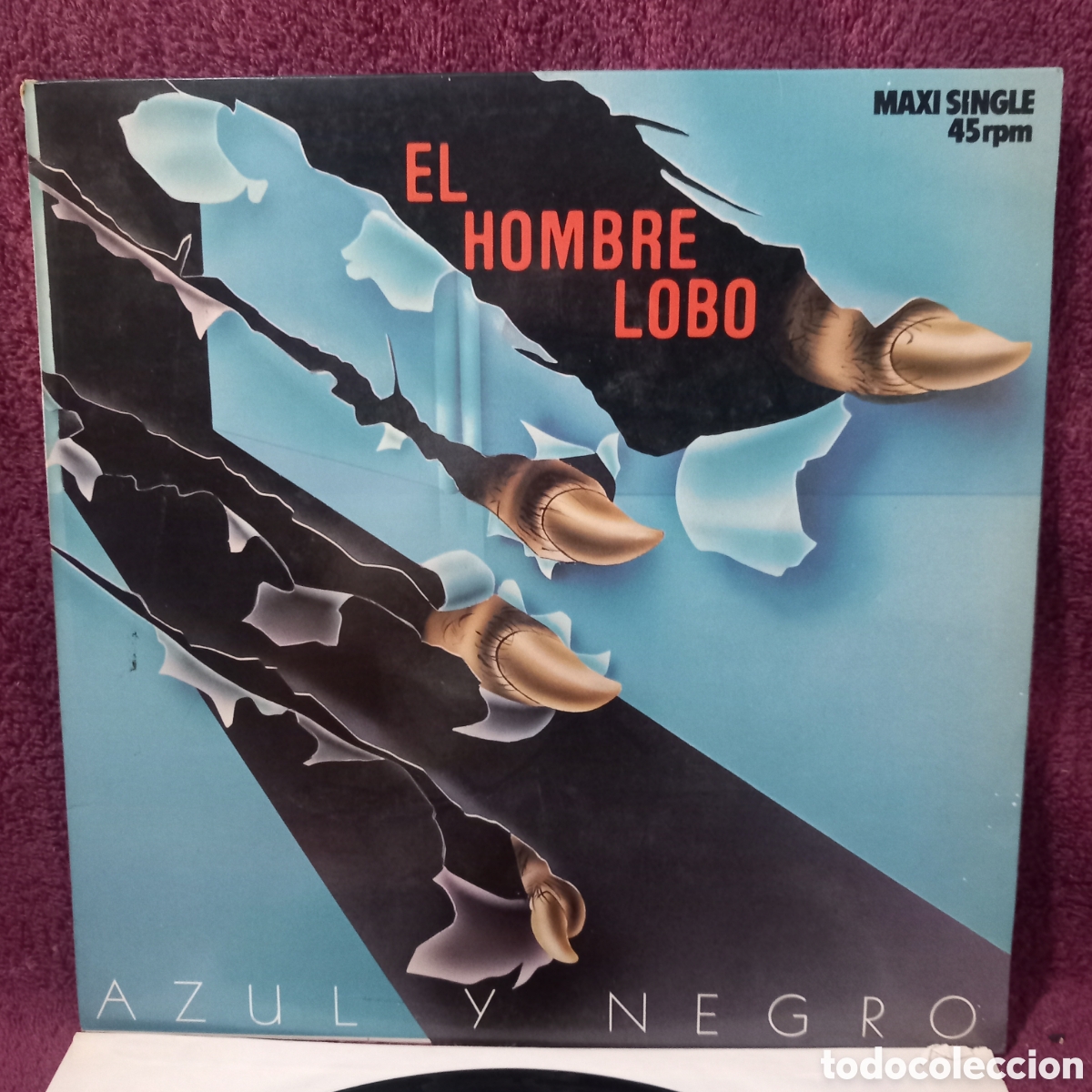 Discos de vinilo: MAXI EL HOMBRE LOBO 1984 MERCURY - Foto 1