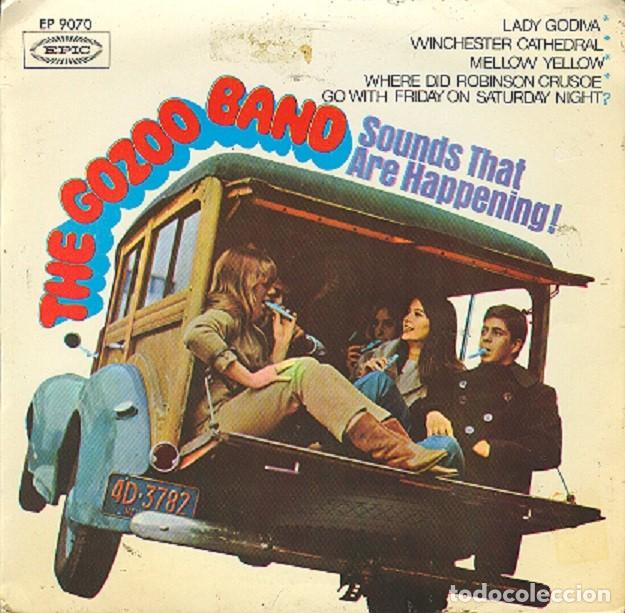 Discos de vinilo: The Gozoo Band &ndash; Lady Godiva; Winchester catedral; Mello yellow + 2 &ndash; EPIC 9070 &ndash; 1967