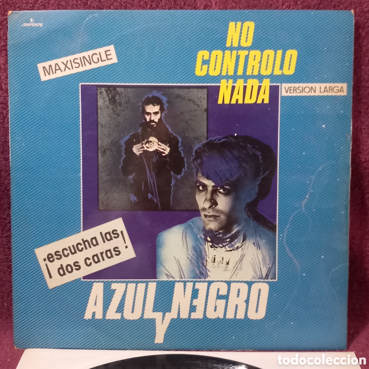 Discos de vinilo: MAXI SINGLE -AZUL y NEGRO/NO CONTROLO NADA+LA TORRE DE MADRID(1981 MERCURY)VERSION LARGA