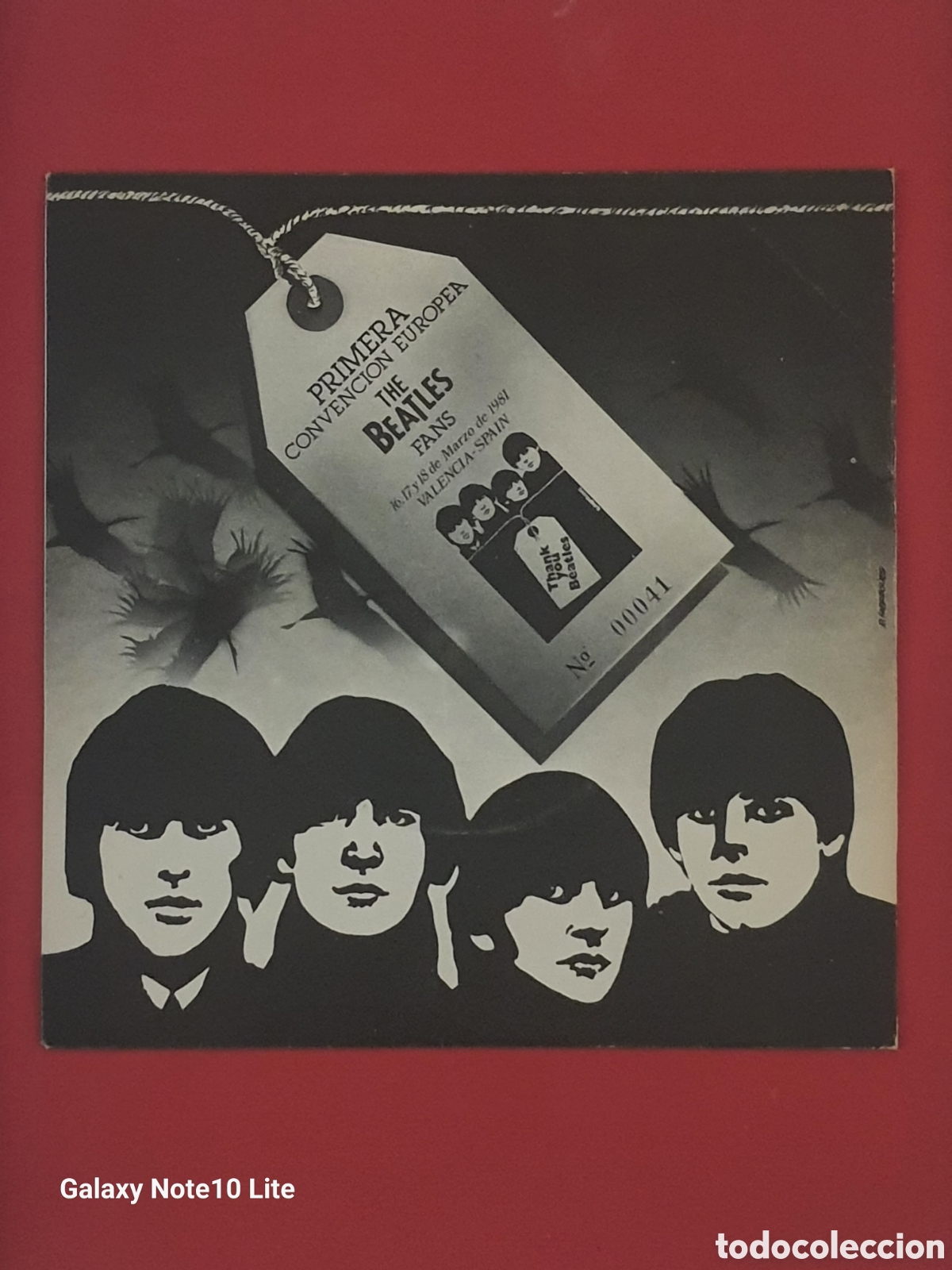 Discos de vinilo: THE BEATLES PRIMERA CONVENCION EUROPEA EP ESPA&Ntilde;A 1981 NUMERADO EMI 10C 016 004 660