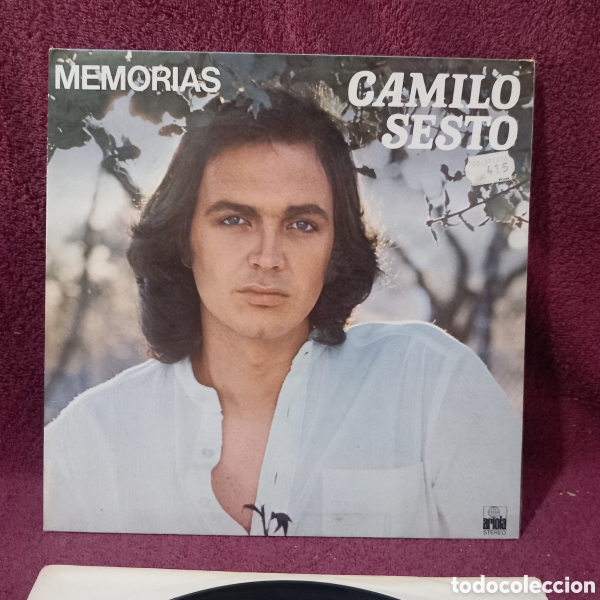 Discos de vinilo: LP CAMILO SESTO MEMORIAS 1976 ARIOLA(POCAS SE&Ntilde;ALES)