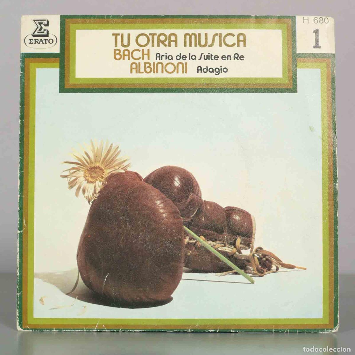 Discos de vinilo: SINGLE. Bach, Albinoni, Orquesta De C&aacute;mara Jean-Fran&ccedil;ois Paillard , Director: J. F. Paillard &ndash; Tu