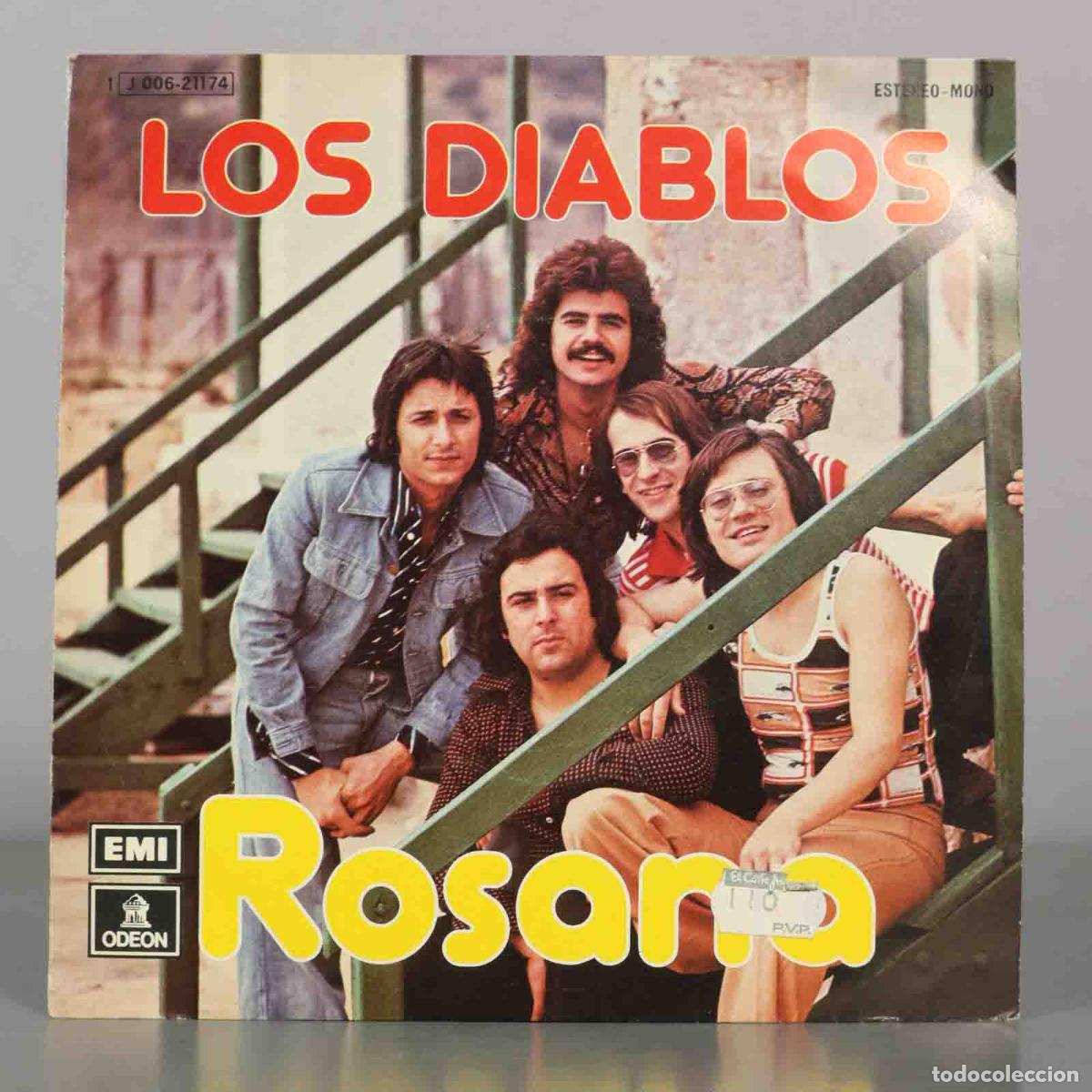 Discos de vinilo: SINGLE. Los Diablos &ndash; Rosana