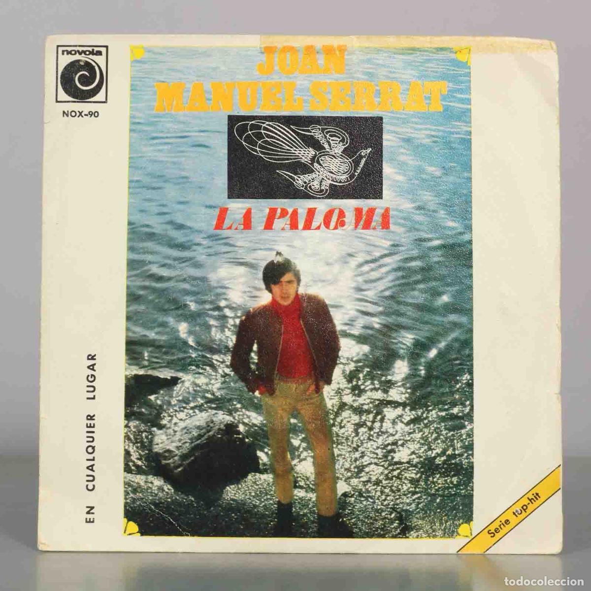 Discos de vinilo: SINGLE. Serrat &lrm;&ndash; La Paloma