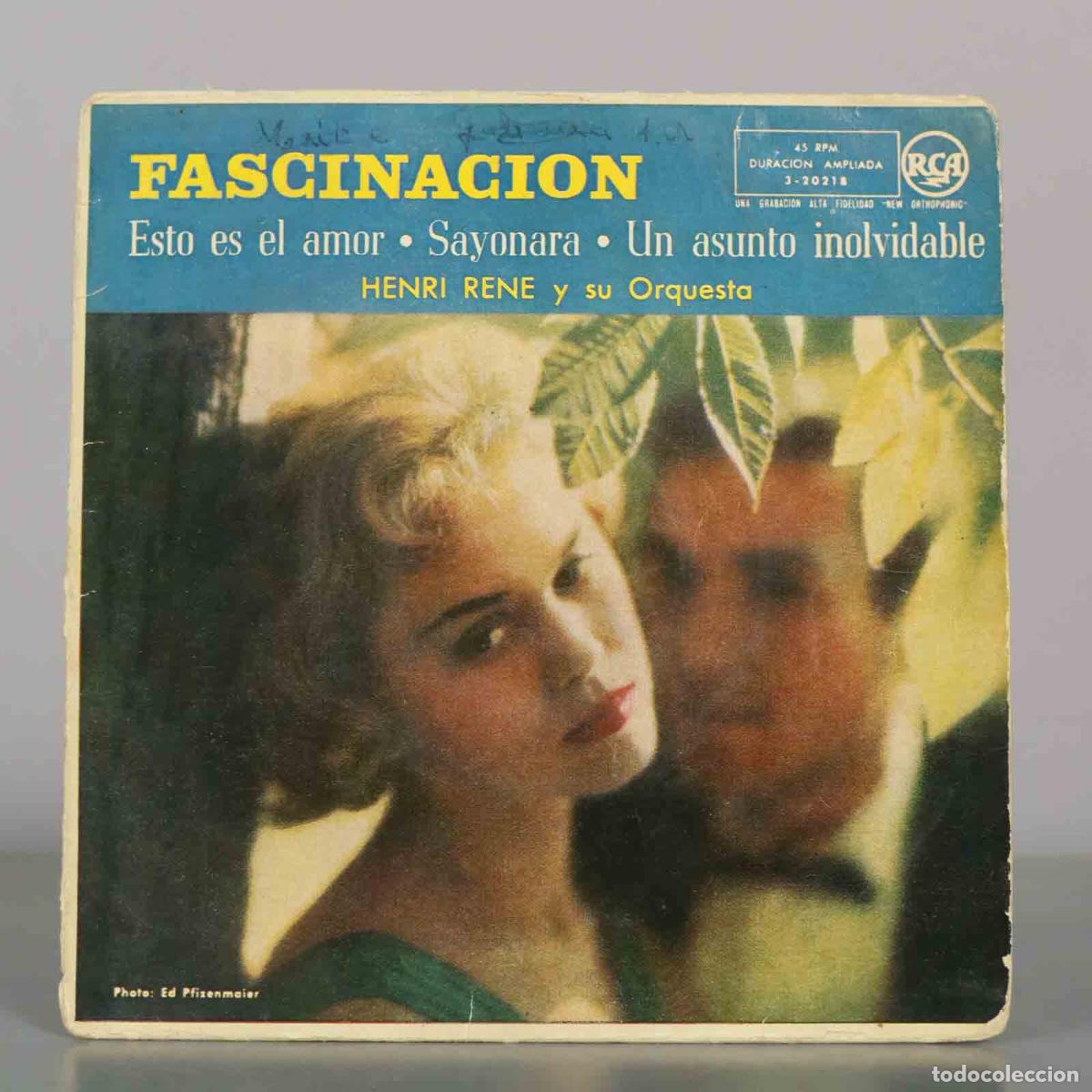 Discos de vinilo: EP. Henri Ren&eacute; Y Su Orquesta &ndash; Fascinacion