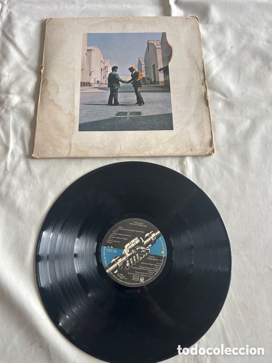 Discos de vinilo: Disco de vinilo Lp Pink Floyd. Wish you were here.