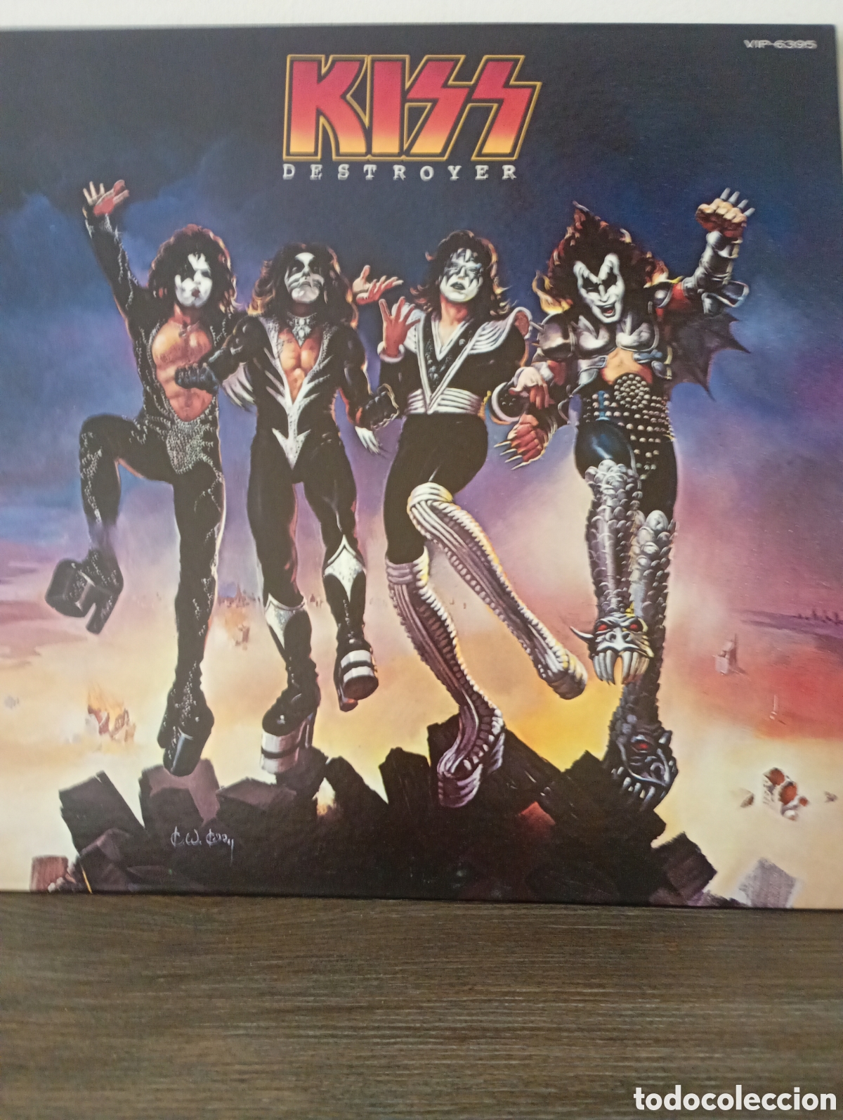 Discos de vinilo: Kiss Destroyer VIP-6395. Made in Japan gatefoul.
