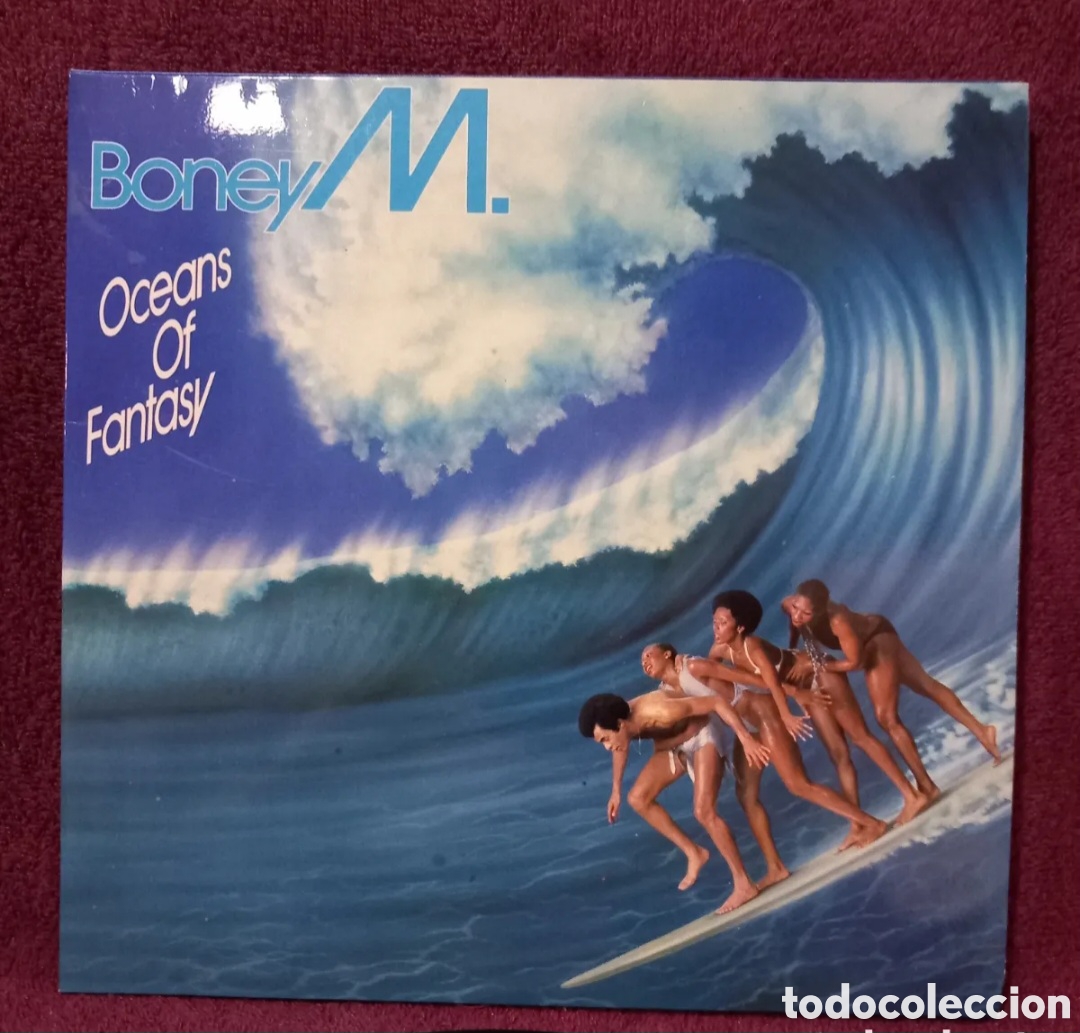 Discos de vinilo: LP BONEY-M OCEANS OF FANTASY (1979 SPAIN ARIOLA)POSTER DESPLEGABLE
