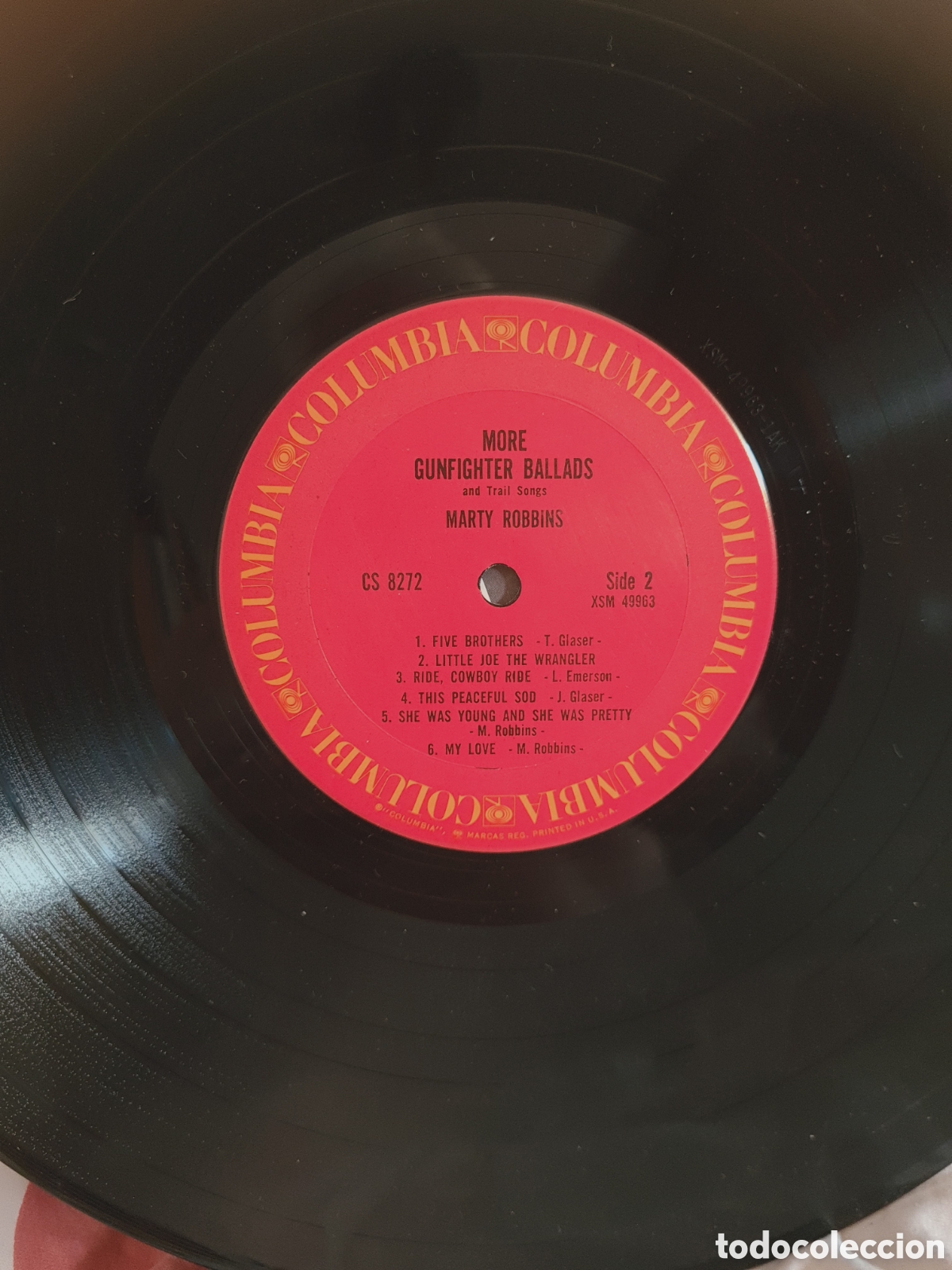 Discos de vinilo: MARTY ROBINS * MORE GUNFIGHTER BALLADS - Foto 3