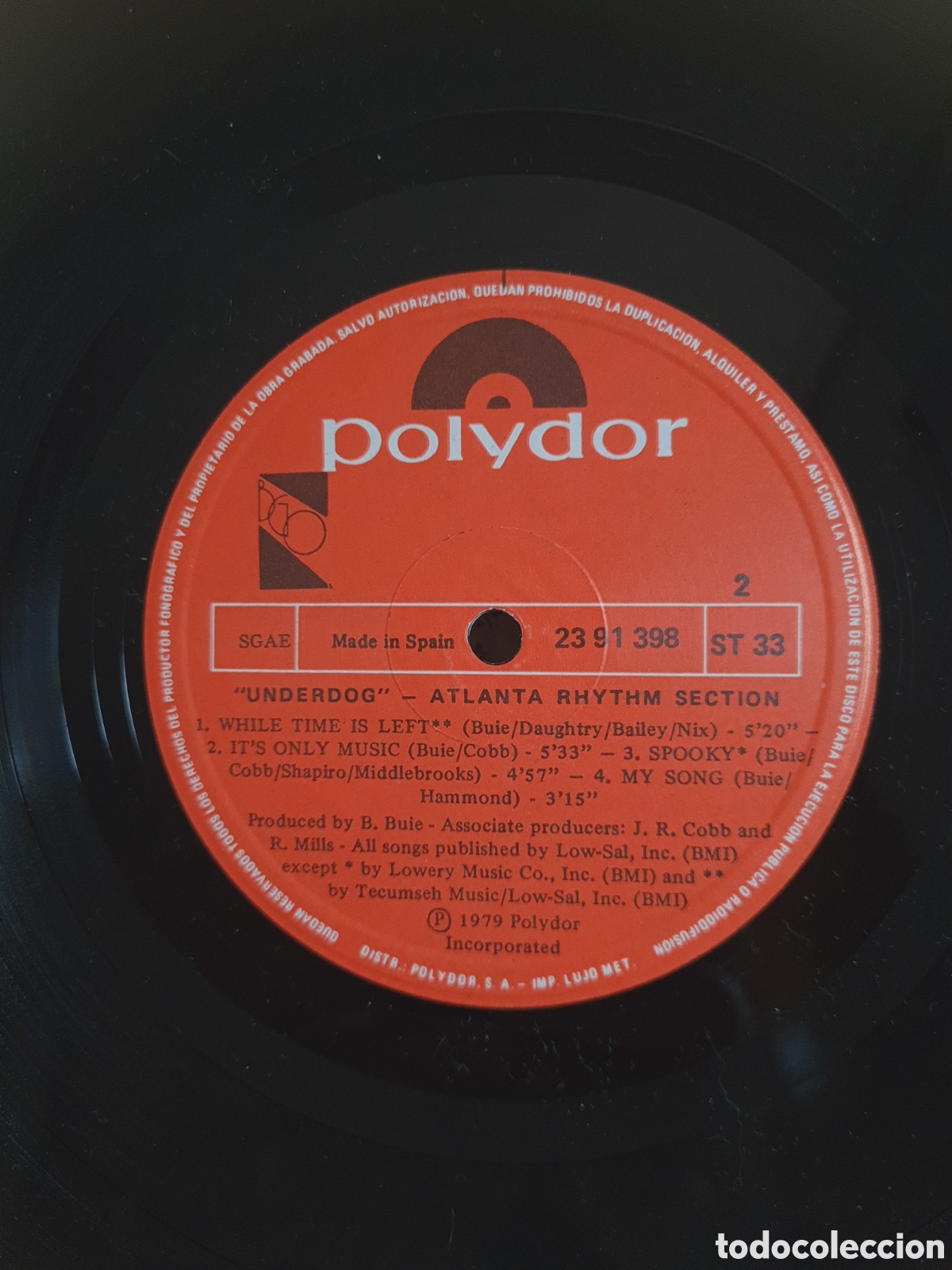 Discos de vinilo: ATLANTA RHYTHM SECTION * UNDERDOG - Foto 4
