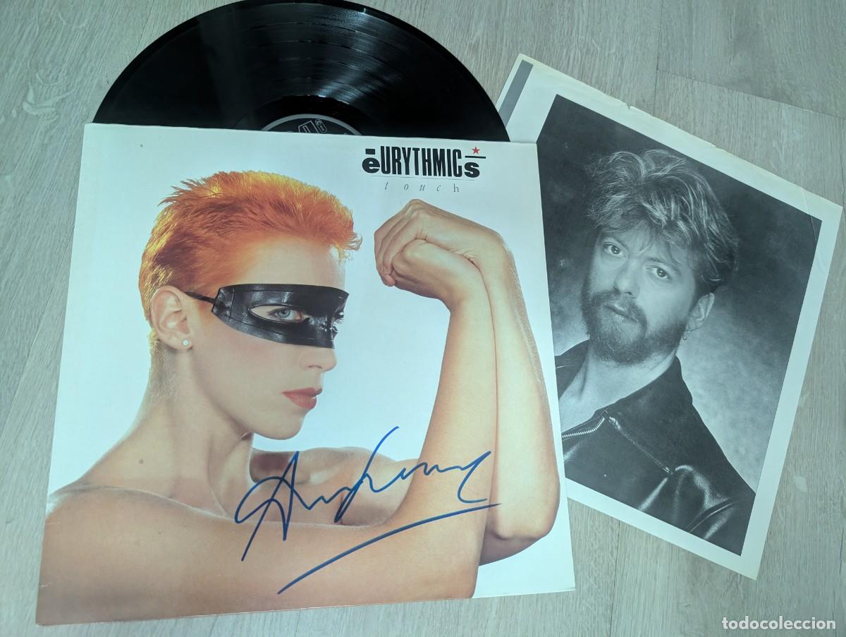 Discos de vinilo: EURYTHMICS - TOUCH ..LP DE 1983 CON ENCARTE - RCA DE GERMANY . BUEN ESTADO ..FIRMADO POR ANN LENOX