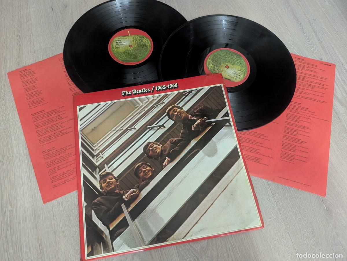 Discos de vinilo: THE BEATLES /1962-1966 .. 2 LP&acute;S CARPETA ABIERTA .1&ordf; EDICION ESPA&Ntilde;OLA DE 1973 - CON ENCARTES . EMI