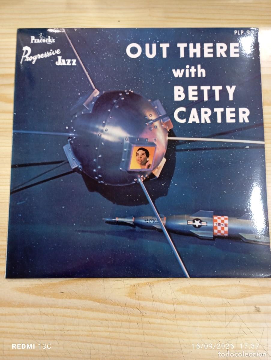 Discos de vinilo: Lp - Betty Carter &lrm;&ndash; Out There With Betty Carter - Excelente Copia - Edicion Espa&ntilde;ola 1988