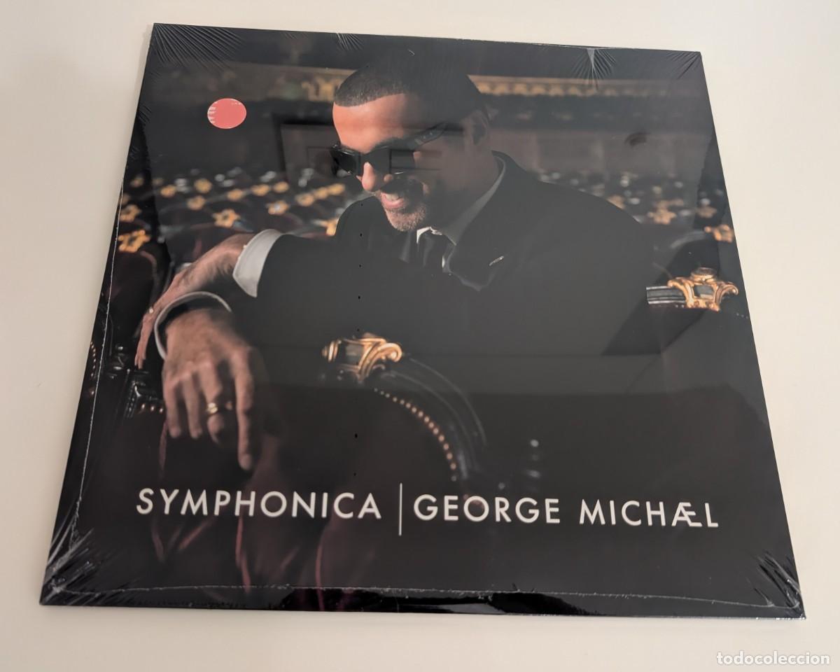 Discos de vinilo: GEORGE MICHAEL - SYMPHONICA ..2 LP&acute;S - GATEFOLD - MUY DIFICIL - CON ENCARTES ..VINILO DE COLOR ROJO