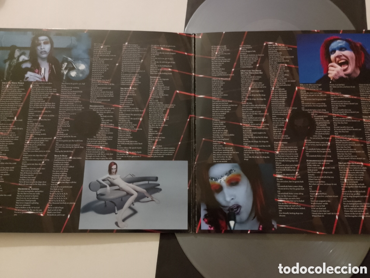 Discos de vinilo: MARILYN MANSON - MECHANICAL ANIMALS 2LP - Foto 6