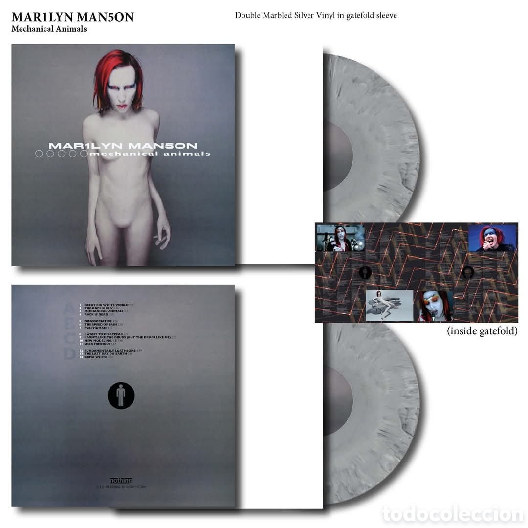 Discos de vinilo: MARILYN MANSON - MECHANICAL ANIMALS 2LP