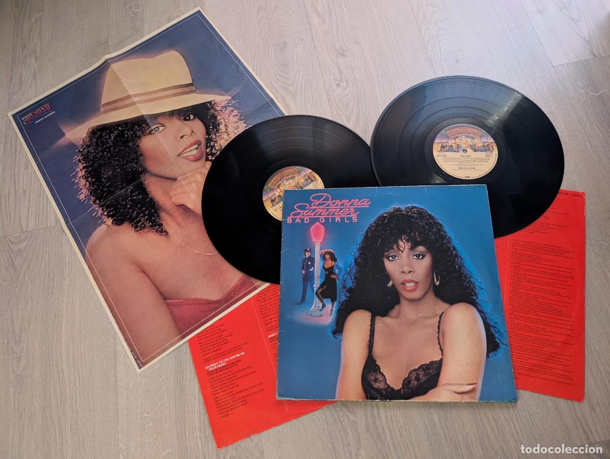Discos de vinilo: DONNA SUMMER - BAD GIRLS ...2 LP DE CARPETA ABIERTA CASABLANCA- 1979 - CON LETRAS + POSTER