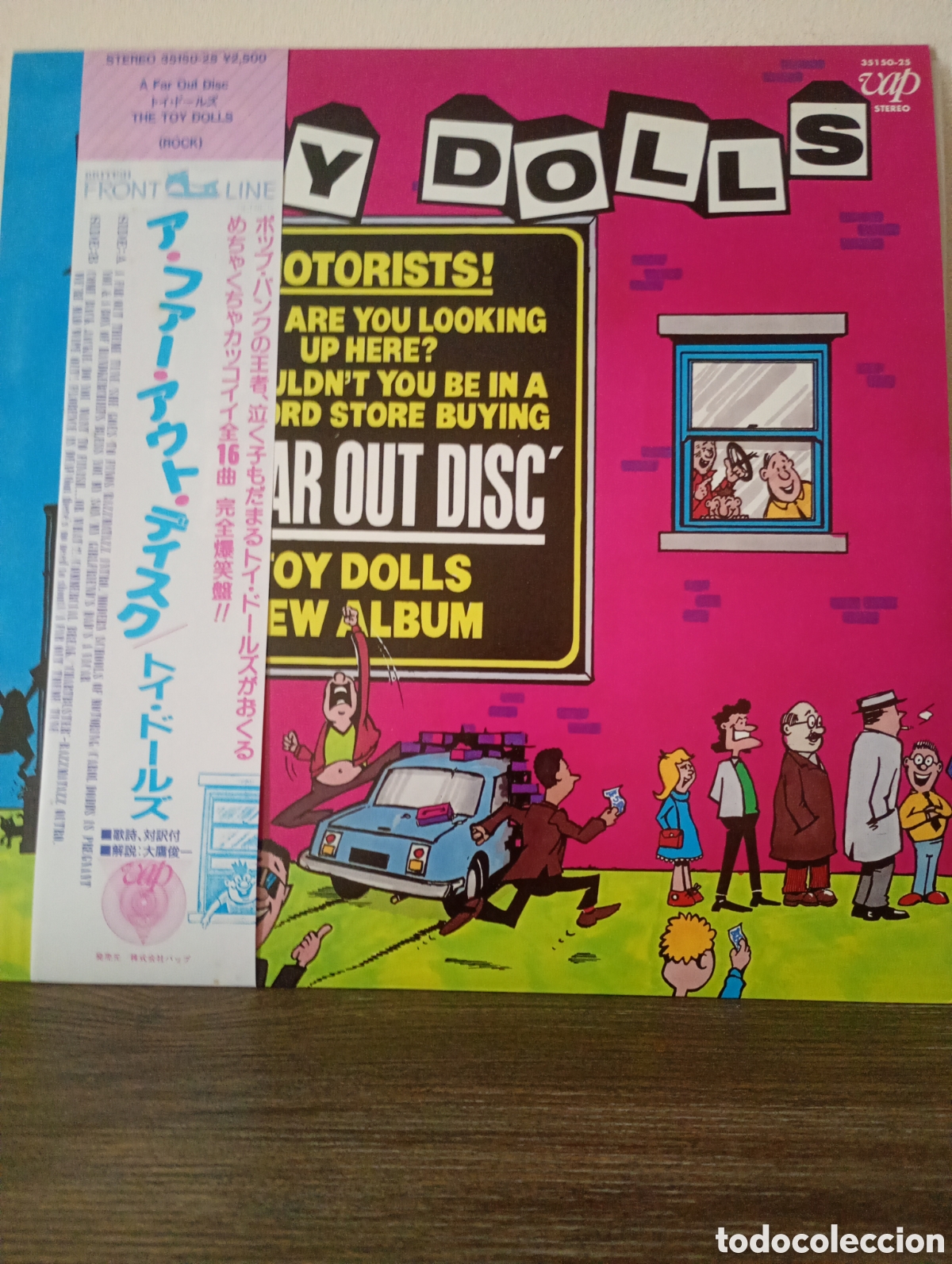 Discos de vinilo: The Toy Dolls, A far out disc 1985. Made in Japan + Obi.