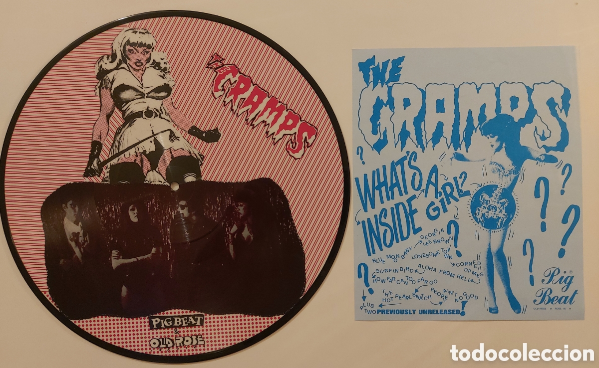 Discos de vinilo: THE CRAMPS - WHAT'S INSIDE A GIRL PD.
