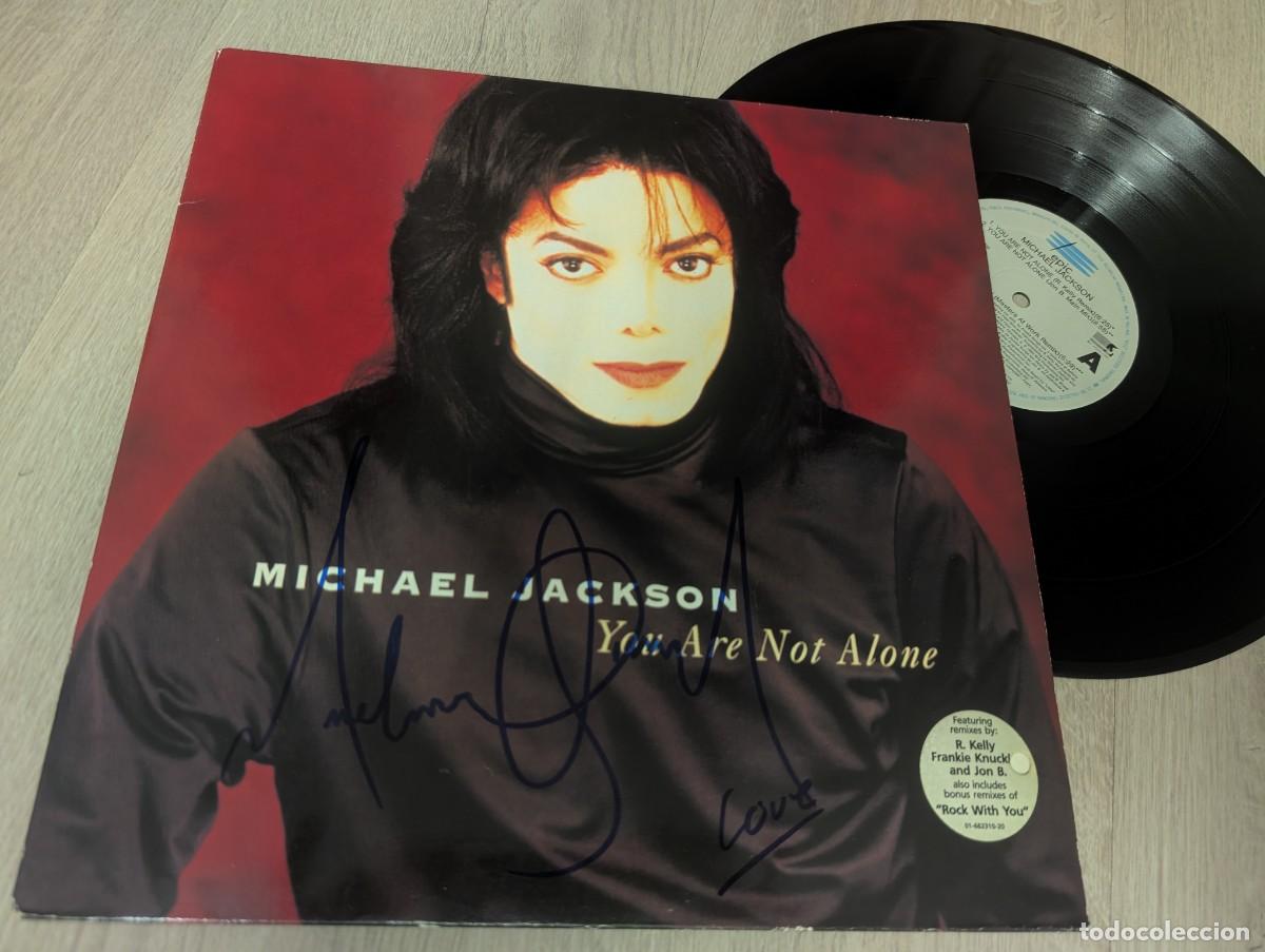 Discos de vinilo: MICHAEL JACKSON - YOU ARE NOT ALONE ..MAXISINGLE DE 1995 ..1&ordf; EDICION HOLLAND ...FIRMADO