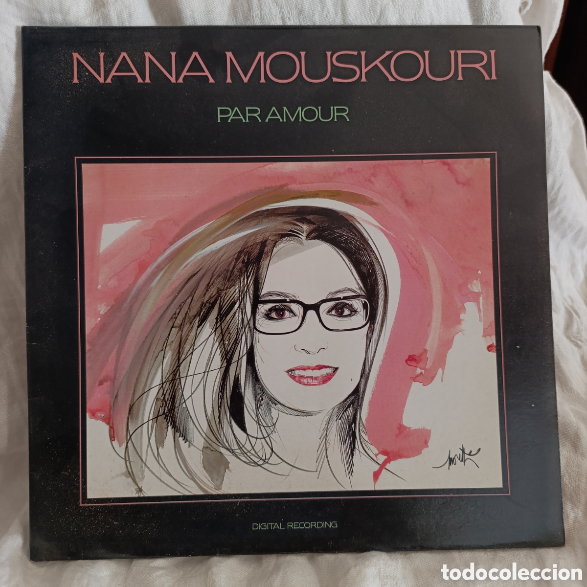 Discos de vinilo: Vinilo LP Nana Mouskouri - Par Amour (1987) Original