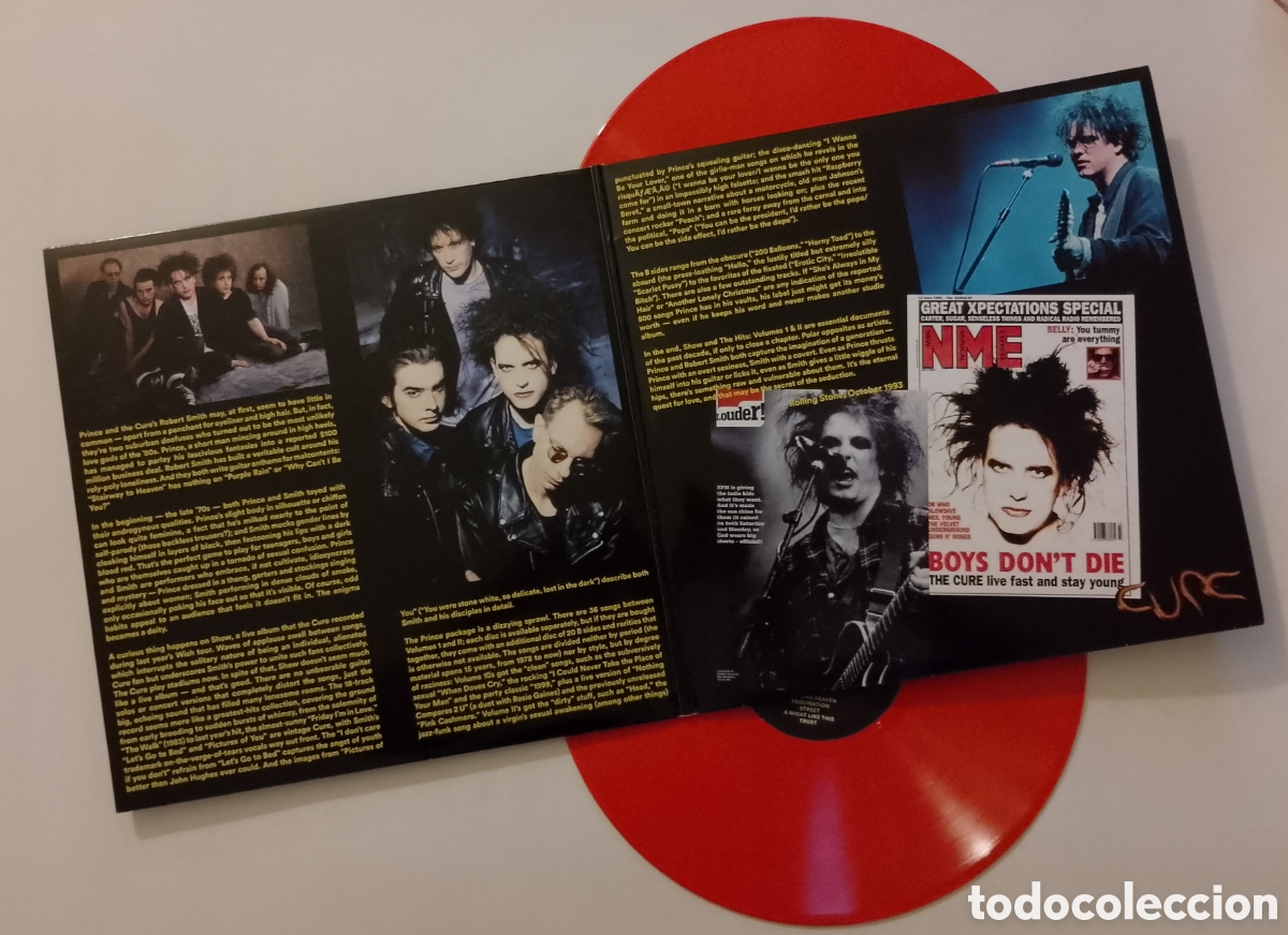 Discos de vinilo: THE CURE - SHOW 2LP VINILOS ROJOS - Foto 3