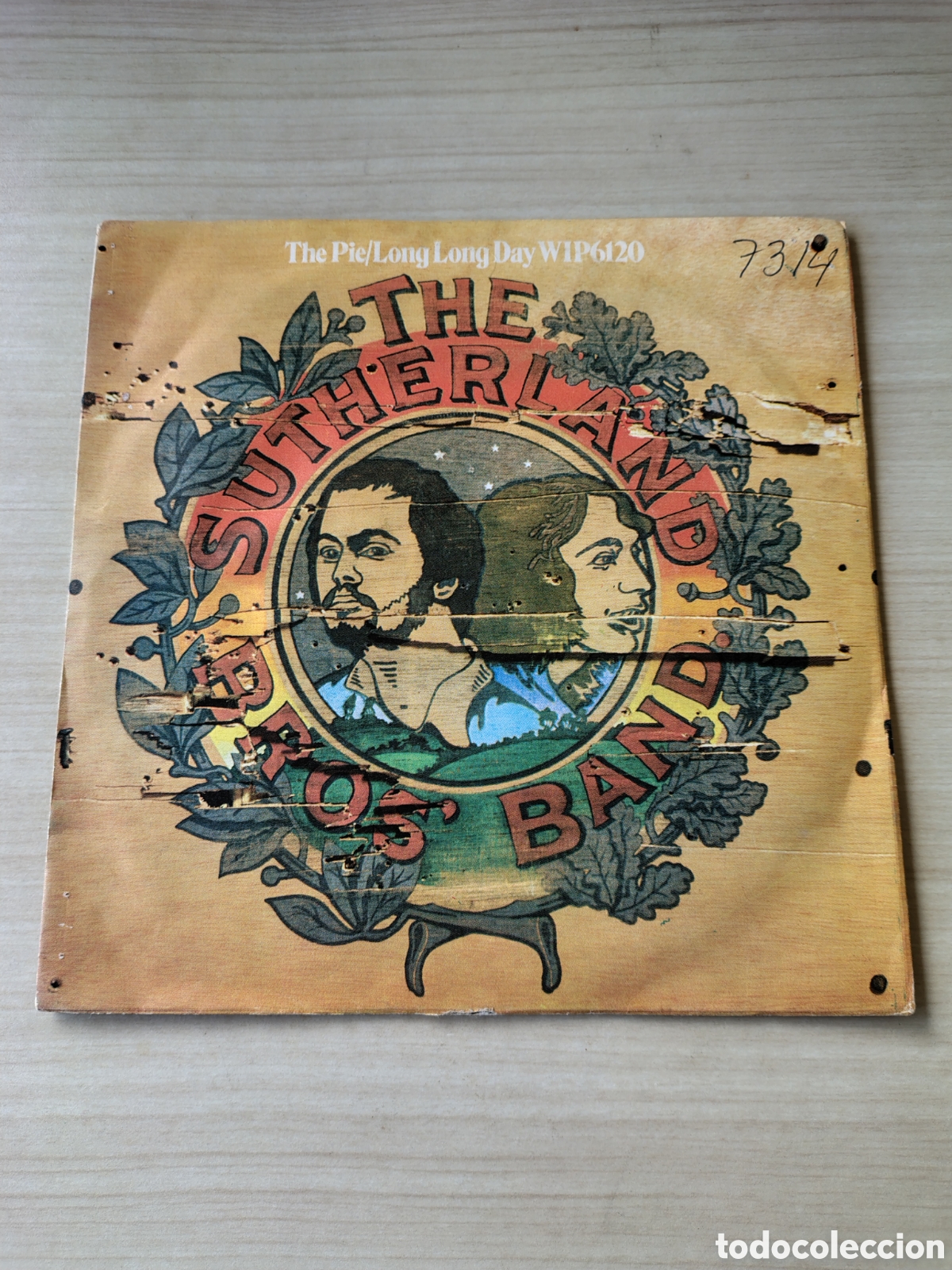 Discos de vinilo: THE SUTHERLAND BROS' BAND The Pie / Long Long Day ( 1971 ISLAND UK ) SUTHERLAND BROTHERS