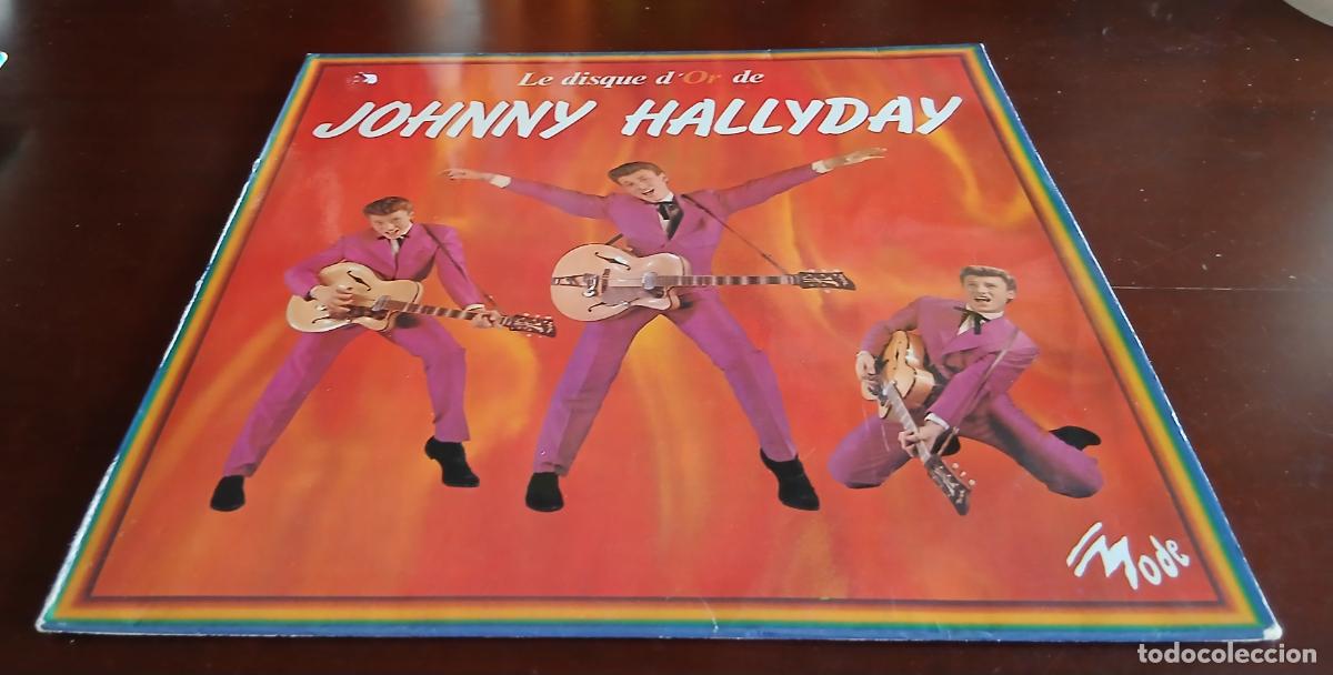 Discos de vinilo: JOHNNY HALLYDAY - LE DISQUE D`OR - LP - FRANCIA - VINILO ROJO