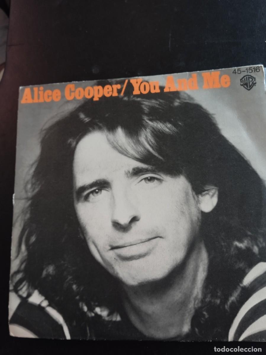 Discos de vinilo: ALICE COOPER- YOU AND ME. SINGLE