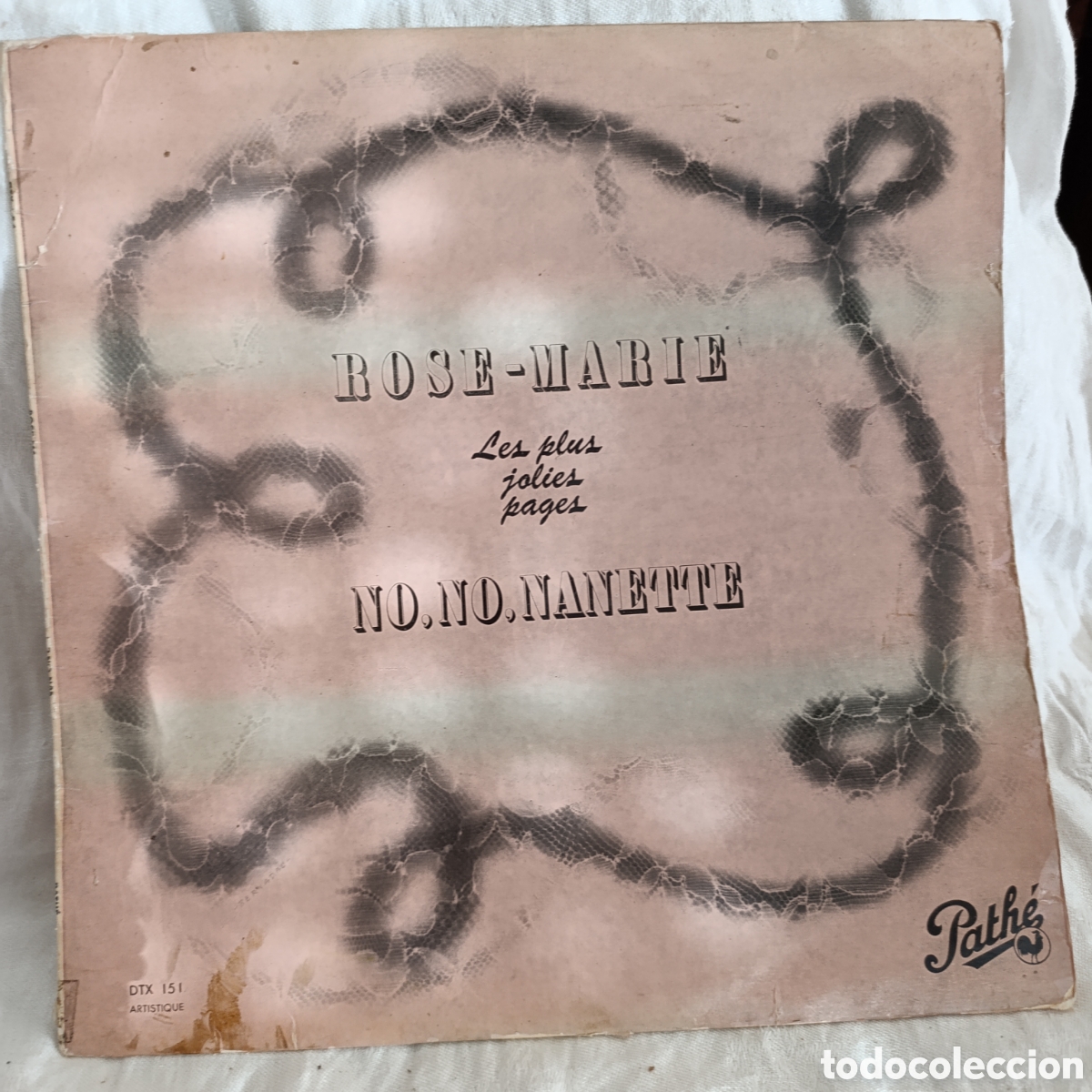 Discos de vinilo: Opereta,Vinilo LP 33 RPM Rose-Marie / No, No, Nanette - Path&eacute; 1954 (DTX 151)