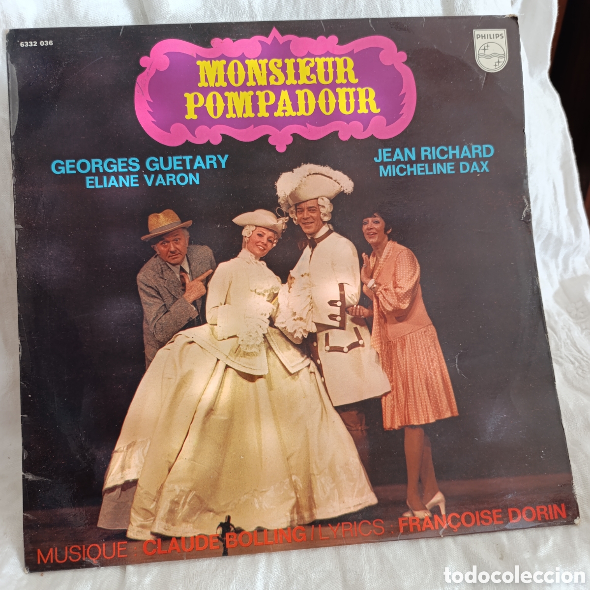 Discos de vinilo: Opereta,Vinilo LP Monsieur Pompadour (1972) - Claude Bolling / Philips