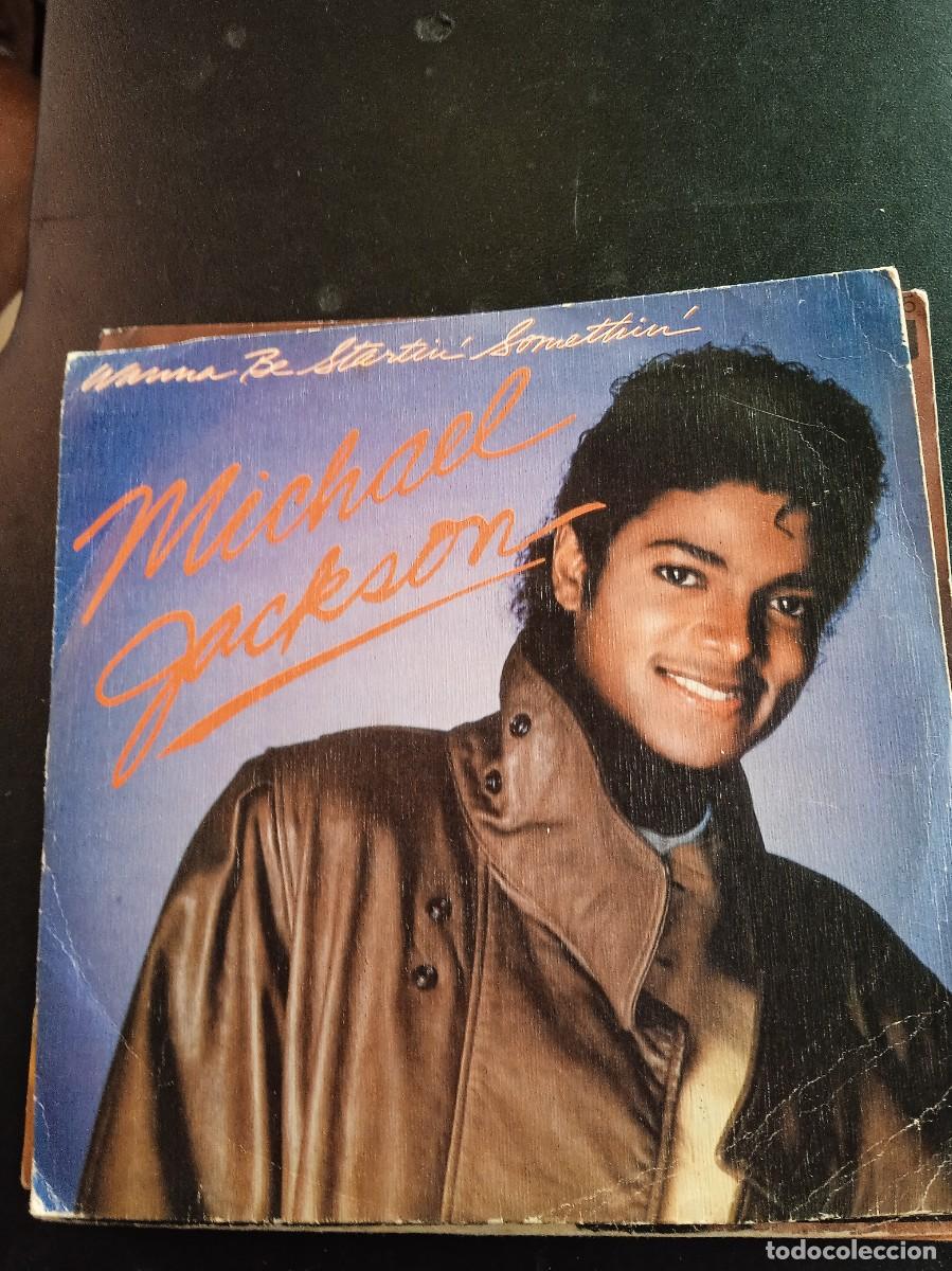 Discos de vinilo: MICHAEL JACKSON- WANNA BE STARTIN&acute;SOMETHIN&acute;. SINGLE