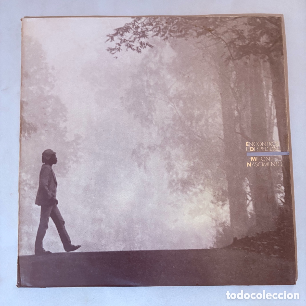 Discos de vinilo: lp Milton Nascimento &ndash; Encontros E Despedidas edicion espa&ntilde;ola de 1986