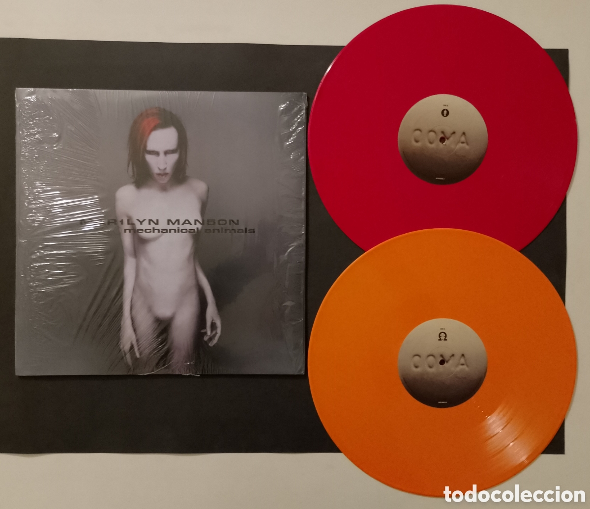 Discos de vinilo: MARILYN MANSON - MECHANICAL ANIMALS 2LP ROJO/NARANJA