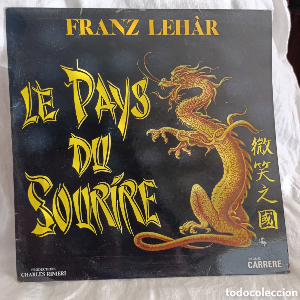 Discos de vinilo: Opera/m&uacute;sica cl&aacute;sica,Disco de Vinilo LP Franz Leh&aacute;r &ndash; Le Pays du Sourire (1975)