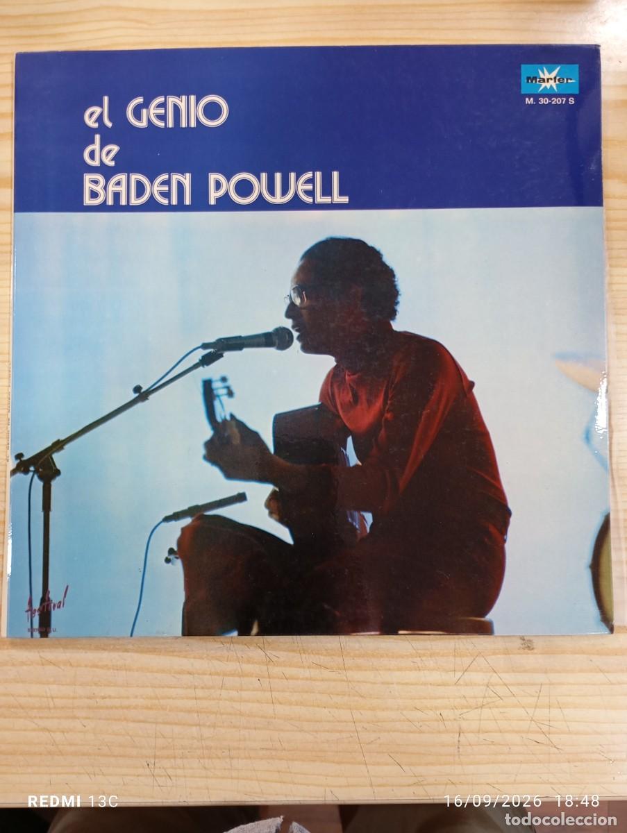 Discos de vinilo: Lp - Baden Powell &lrm;&ndash; El Genio De Baden Powell - Edicion Espa&ntilde;ola 1974 Excelente estado
