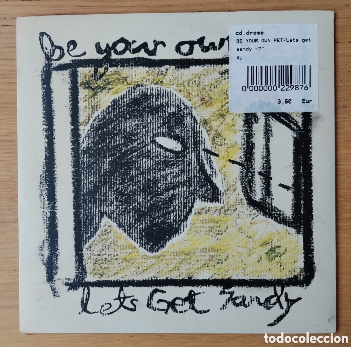 Discos de vinilo: BE YOUR OWN PET : &rdquo;LET'S GET SANDY (BIG PROBLEM)&rdquo; SINGLE VINILO 2006 - HARDCORE
