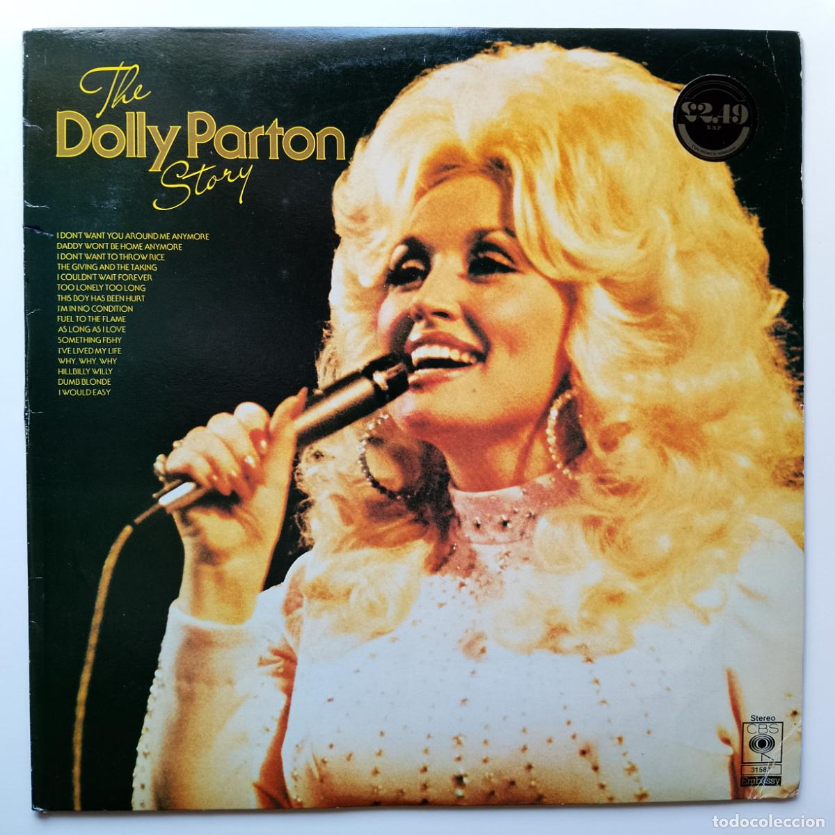 Discos de vinilo: Dolly Parton-The Dolly Parton Story (LP CBS 1977) Recop. Johnny Cash, Linda Ronstadt, Glen Campbell
