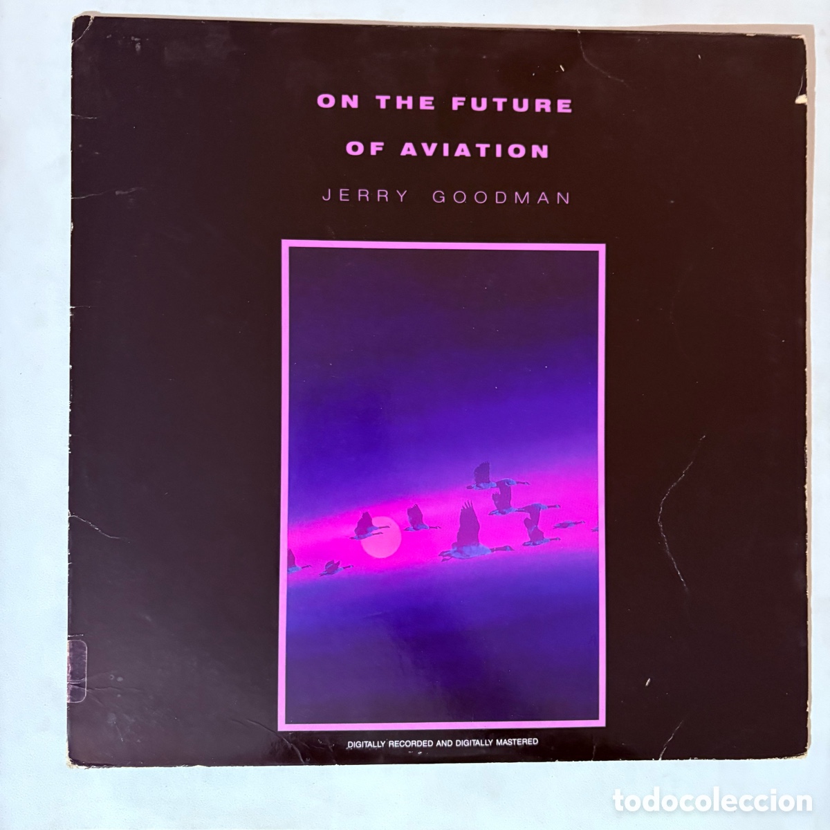 Discos de vinilo: lp Jerry Goodman &lrm;&ndash; On The Future Of Aviation edicion USA de 1985