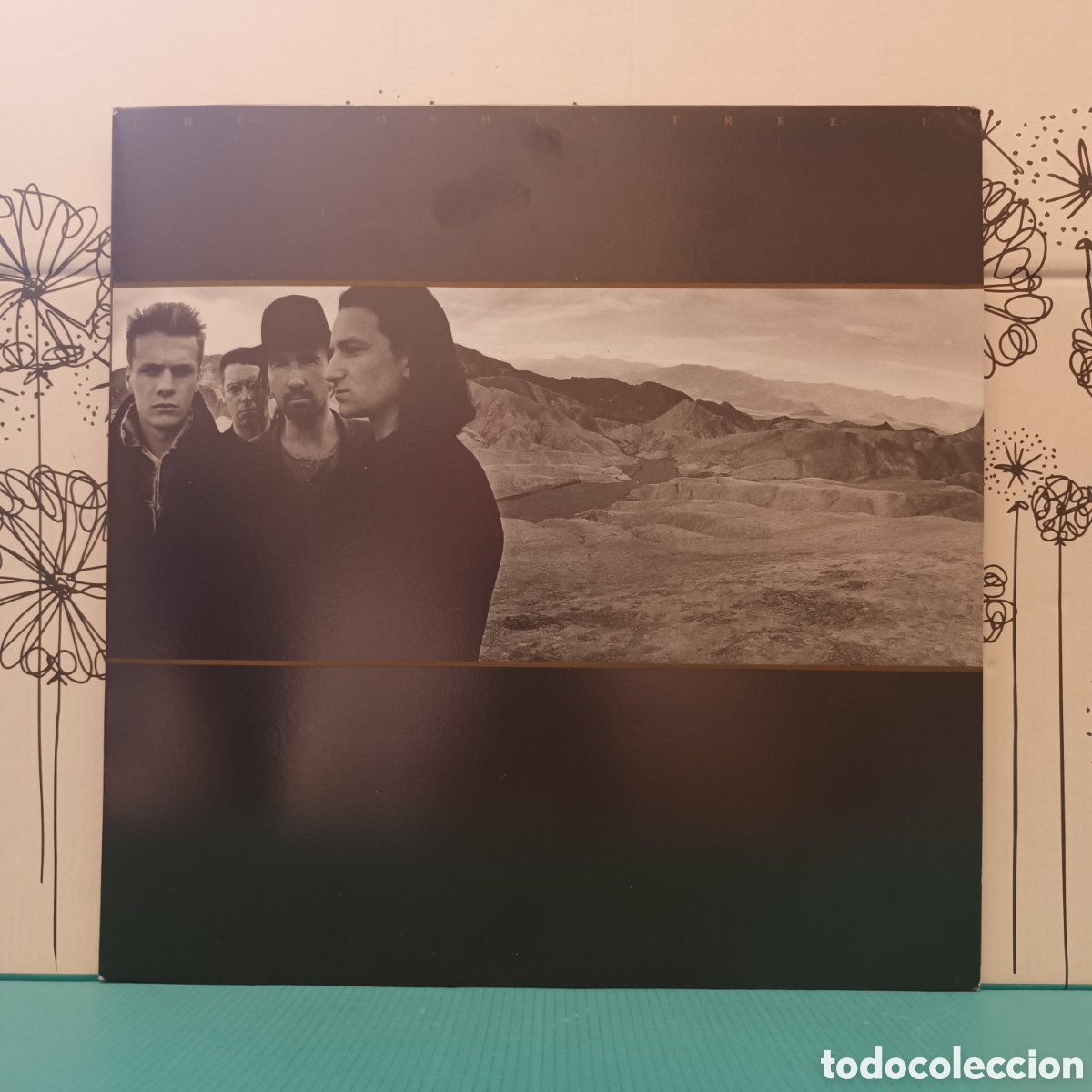 Discos de vinilo: U2. THE JOSHUA TREE. LP. 1987. EDICI&Oacute;N MEXICANA. GATEFOLD. INSERTO